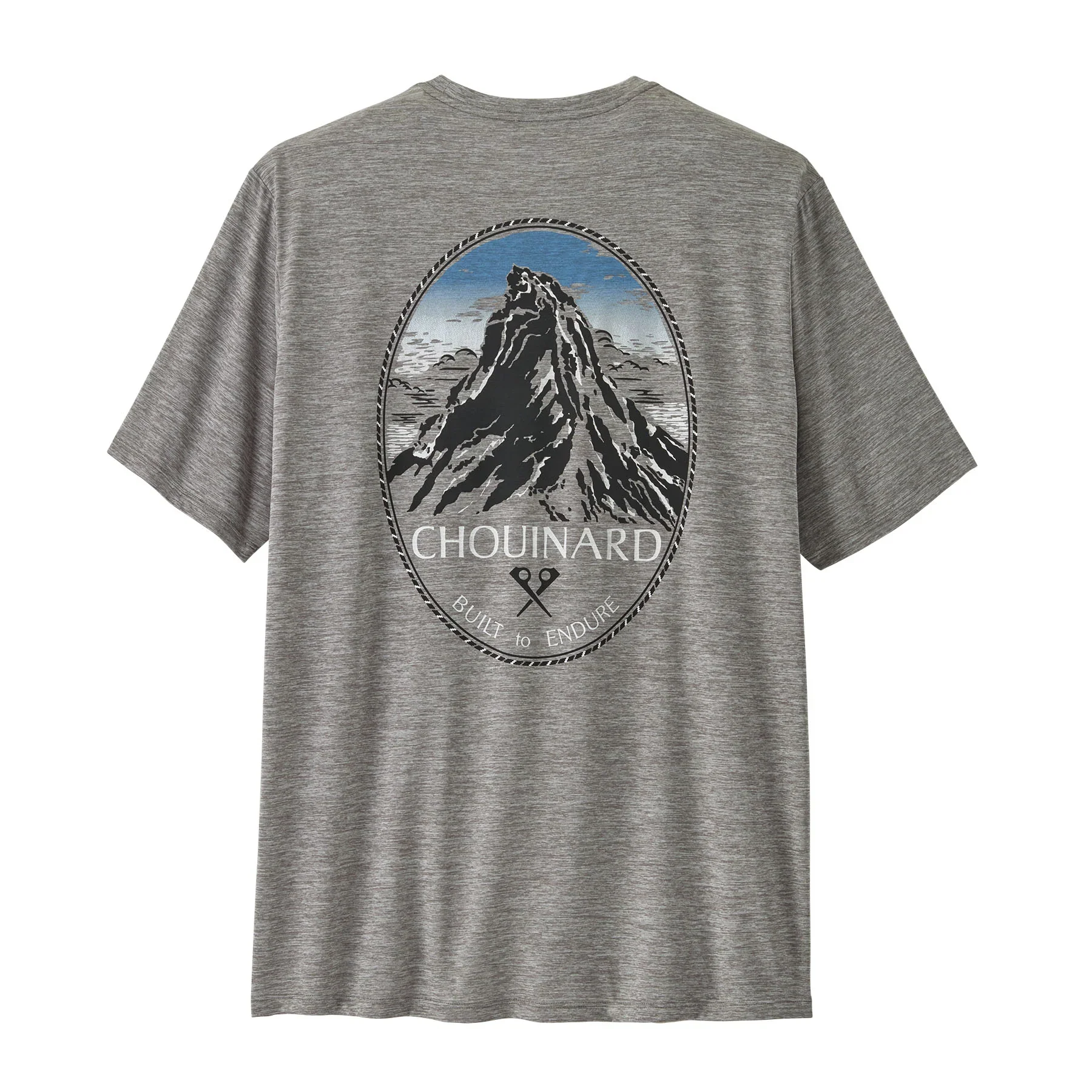 Patagonia Cap Cool Daily Shirt - Chouinard Crest Feather Grey - Image 2