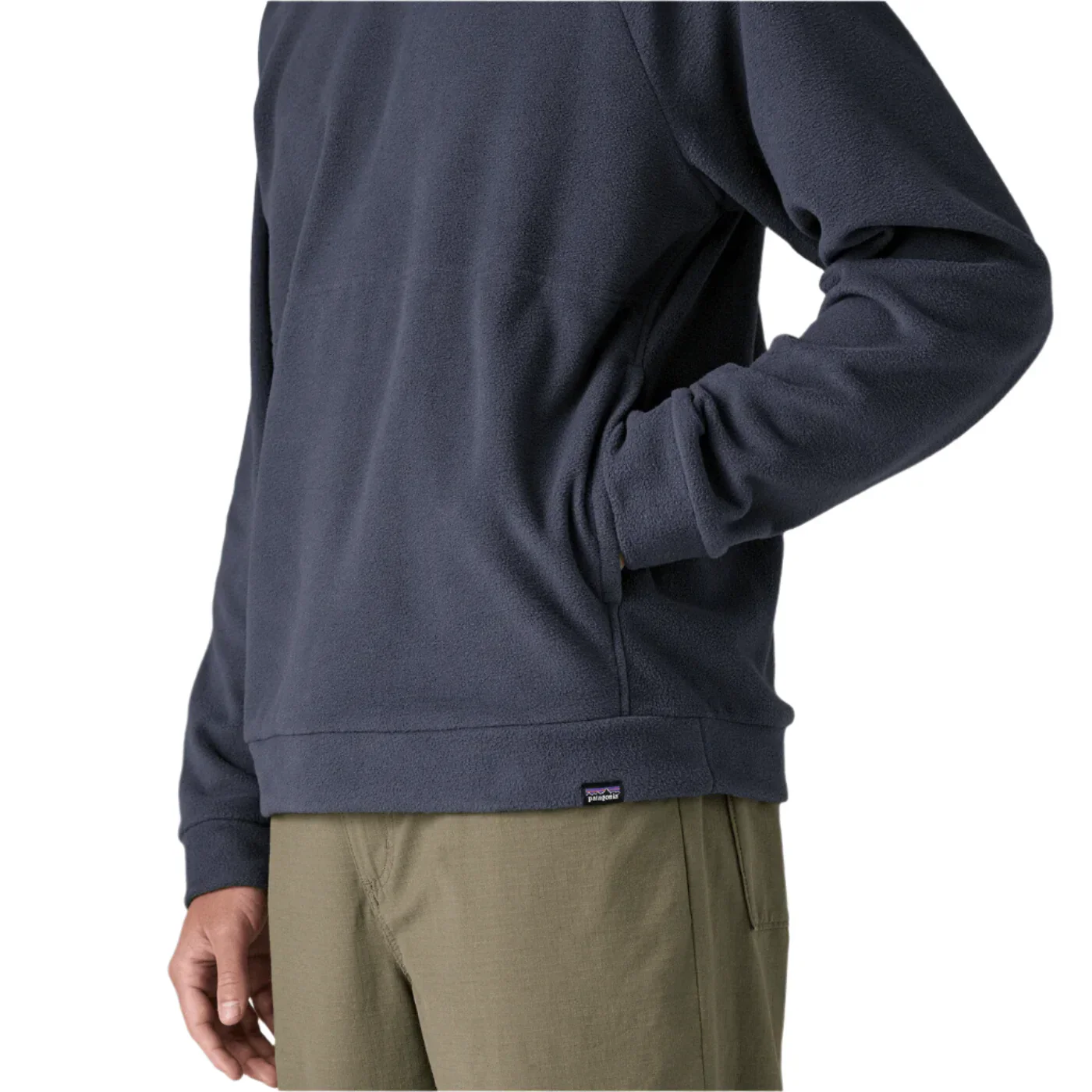 Patagonia Micro D Crewneck Smolder Blue - Image 2