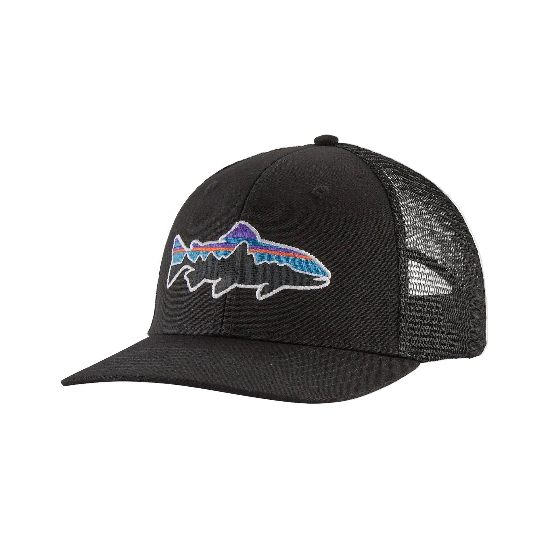 Patagonia Fitz Roy Trout Trucker Hat Black