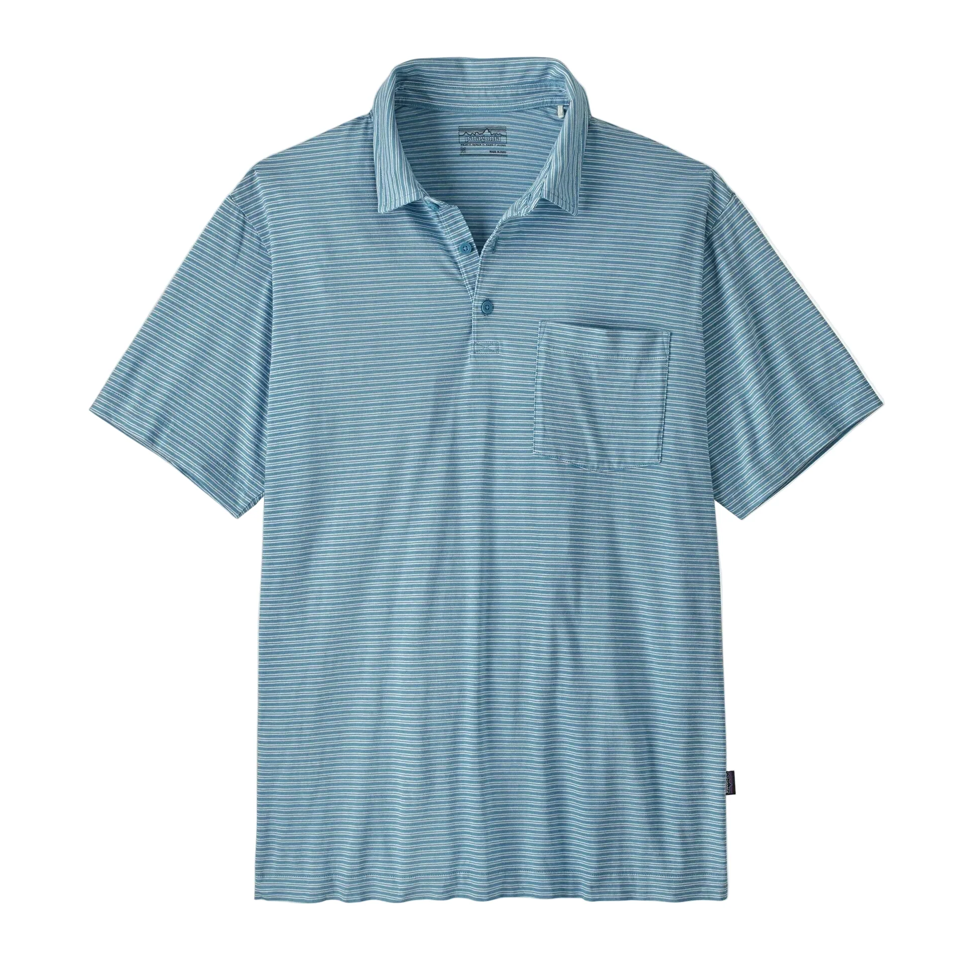 Patagonia Mens Daily Polo Twin Rope - Shore Blue