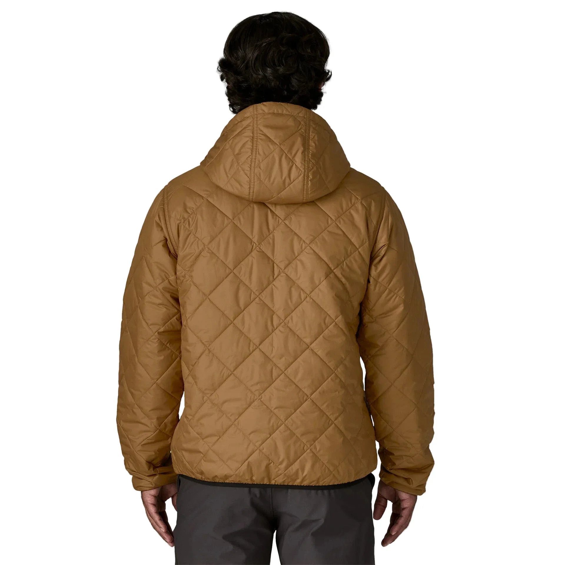 Patagonia Men's Diamond Quilted Bomber Hoody (Brown) - Image 2