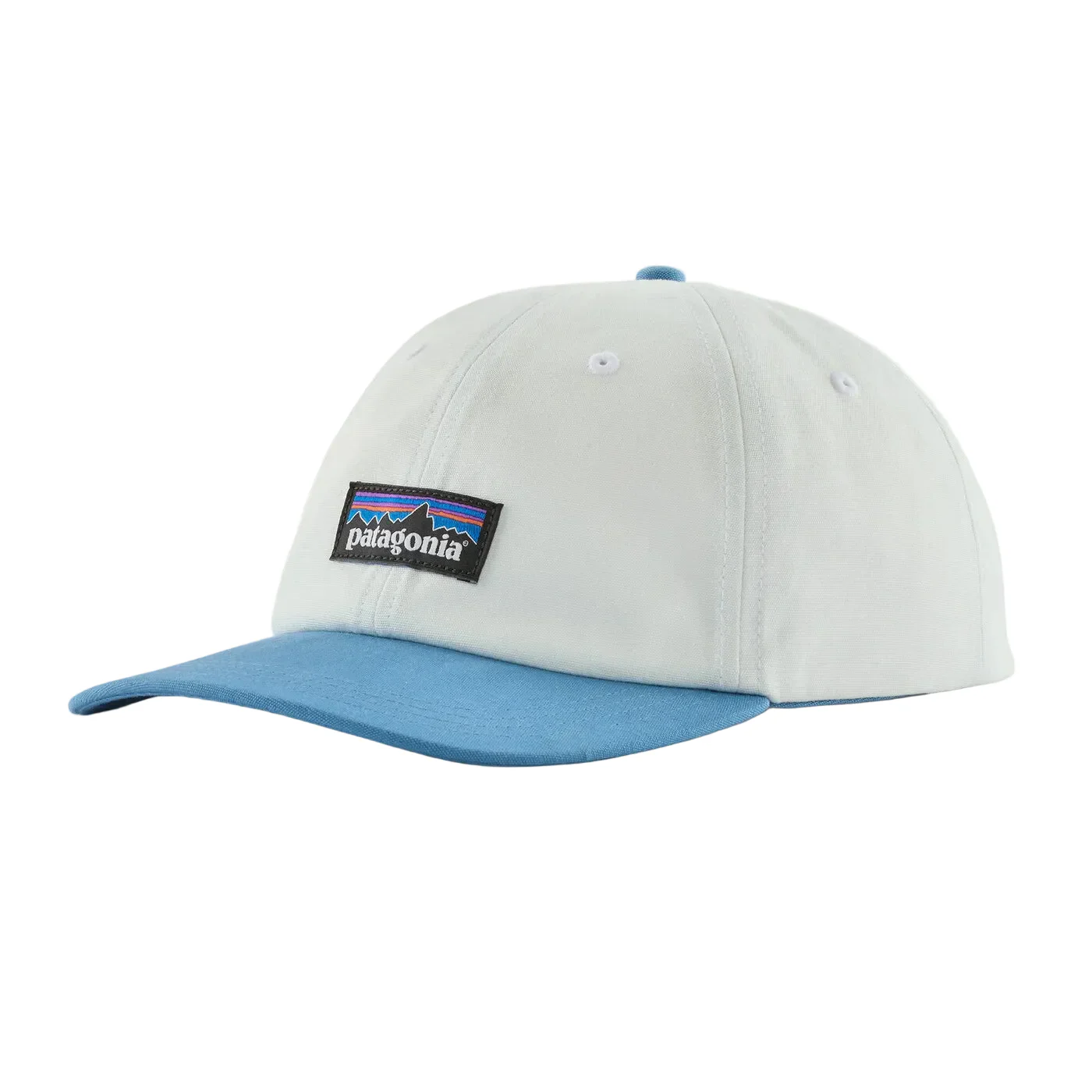 Patagonia P-6 Label Trad Cap Birch White w/Shore Blue