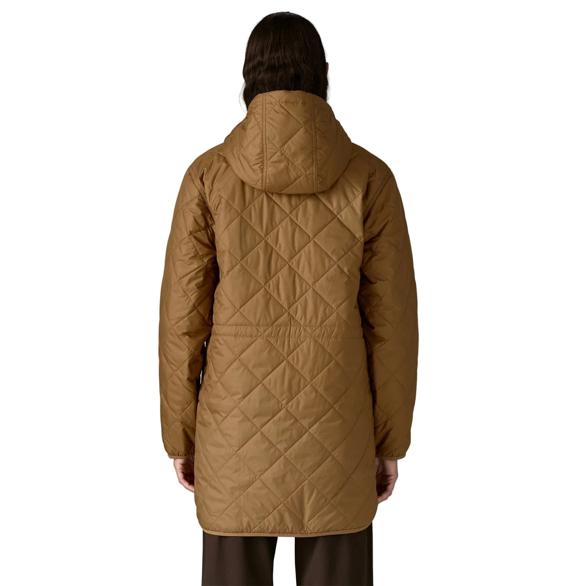 Patagonia Women's Diamond Quilted Parka (Deer Brown) - Image 2