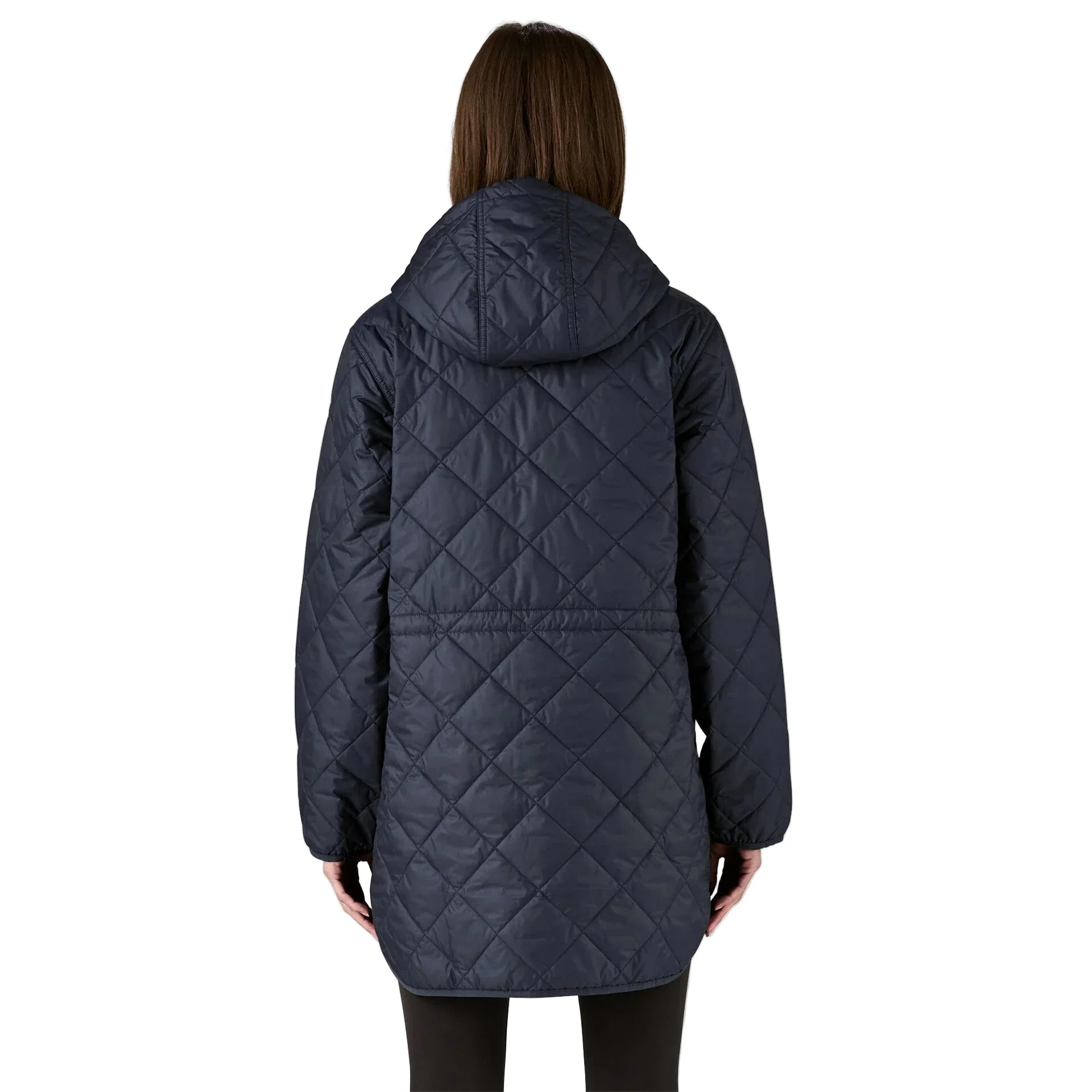 Patagonia Women's Diamond Quilted Parka (Sunken Blue) - Image 2