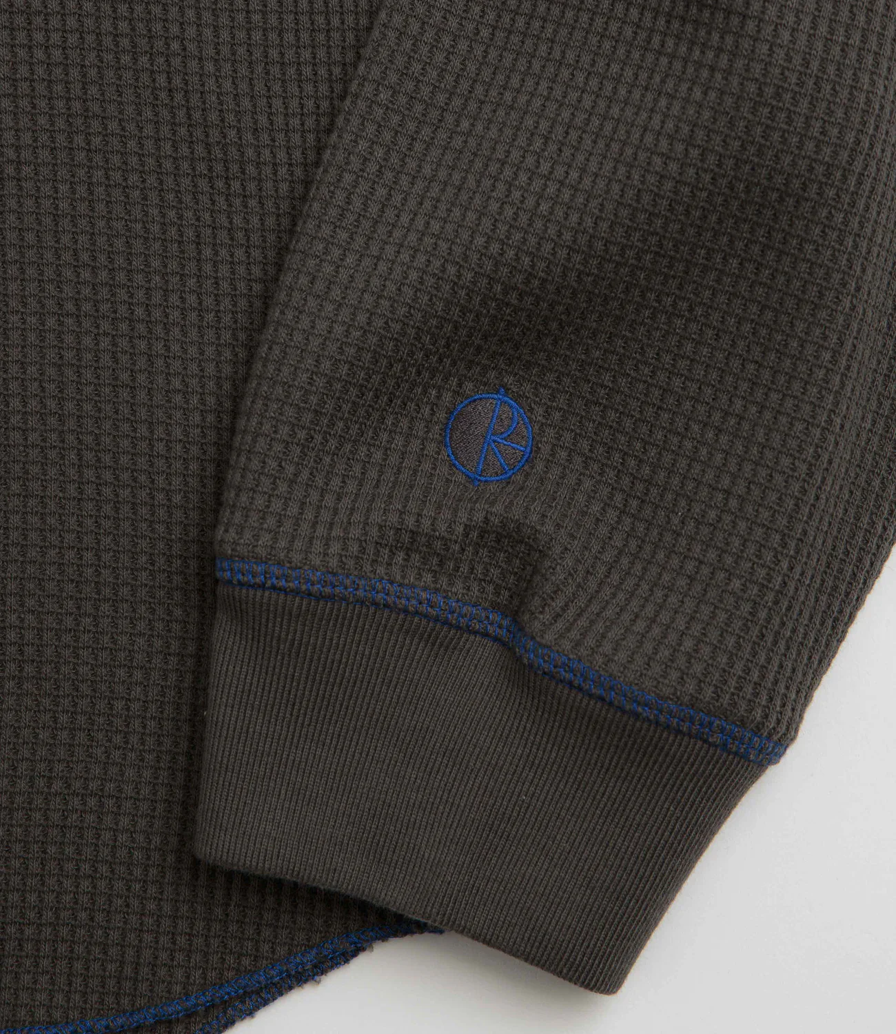 Polar Dylan Long Sleeve T-Shirt (Dirty Black/Blue) - Image 4
