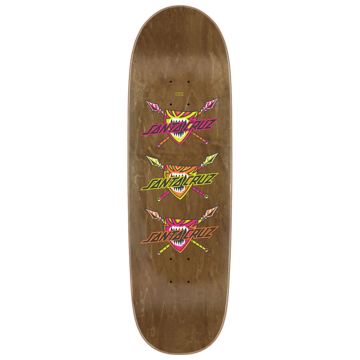 Santa Cruz Egg Salba Firedance Skateboard Deck (8.80) - Image 2