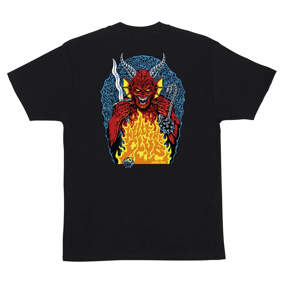 Santa Cruz Stranger Things Hellfire Pit T Shirt