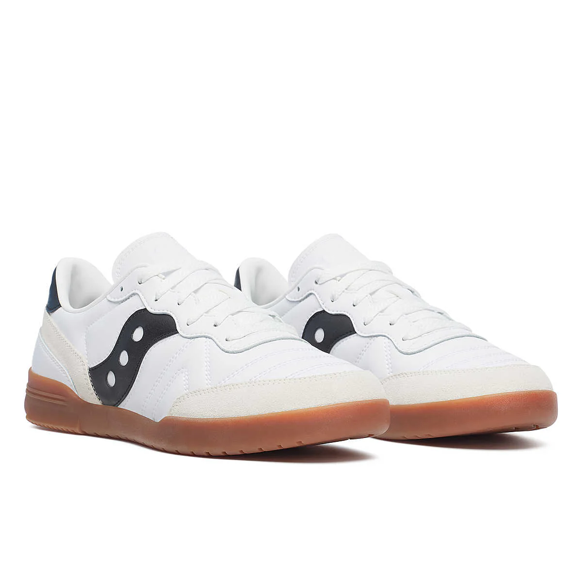 Saucony 586i Leather (White/Black) - Image 2
