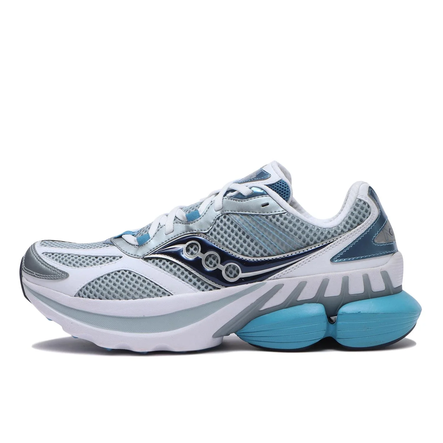 Saucony Grid NXT (White/Light Blue) - Image 3
