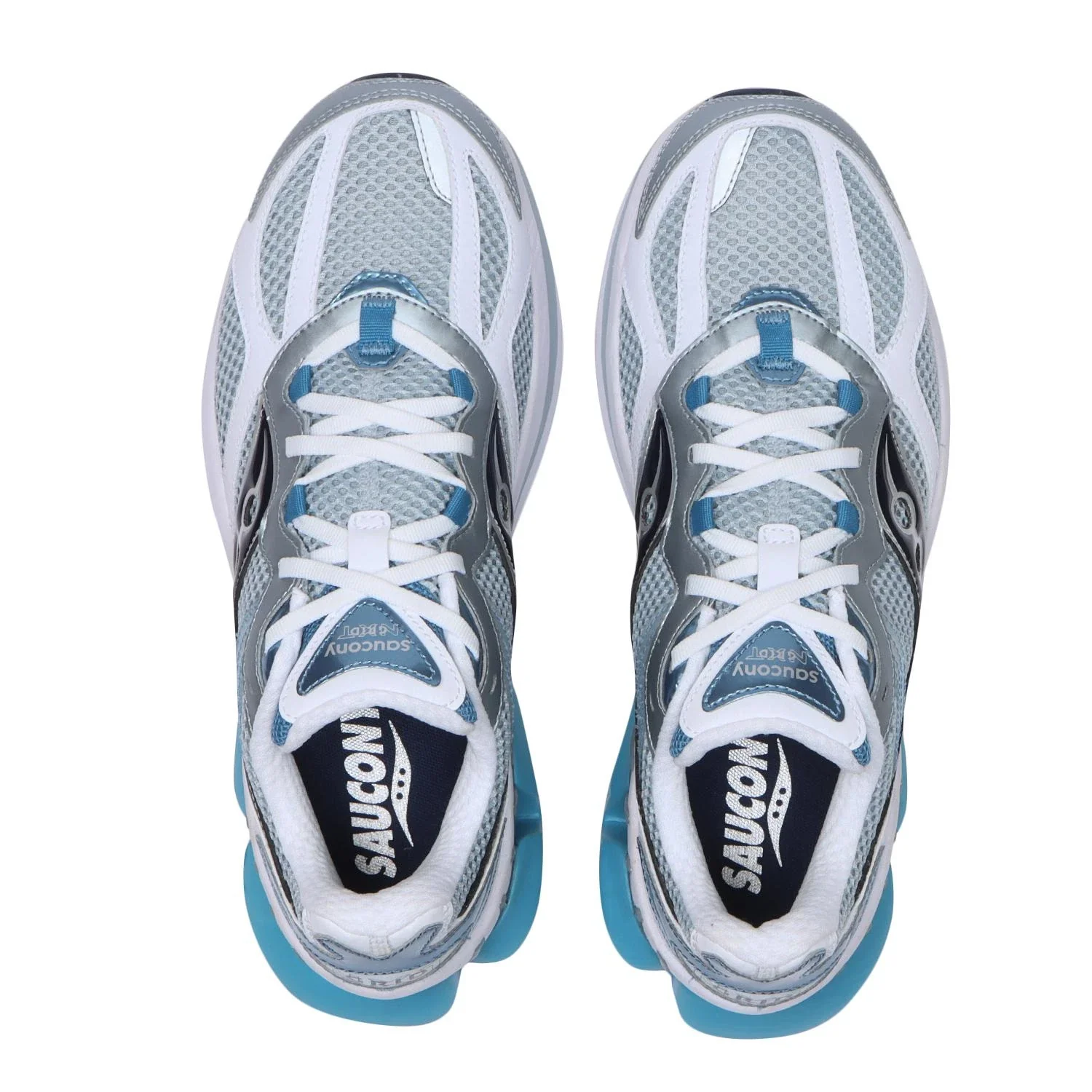 Saucony Grid NXT (White/Light Blue) - Image 4