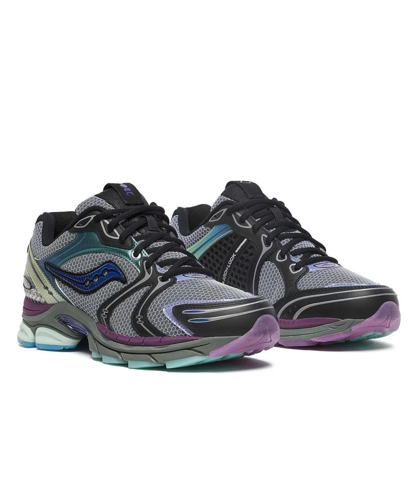 Saucony Progrid Triumph 4 (Navy/Olographic-Marine) - Image 2