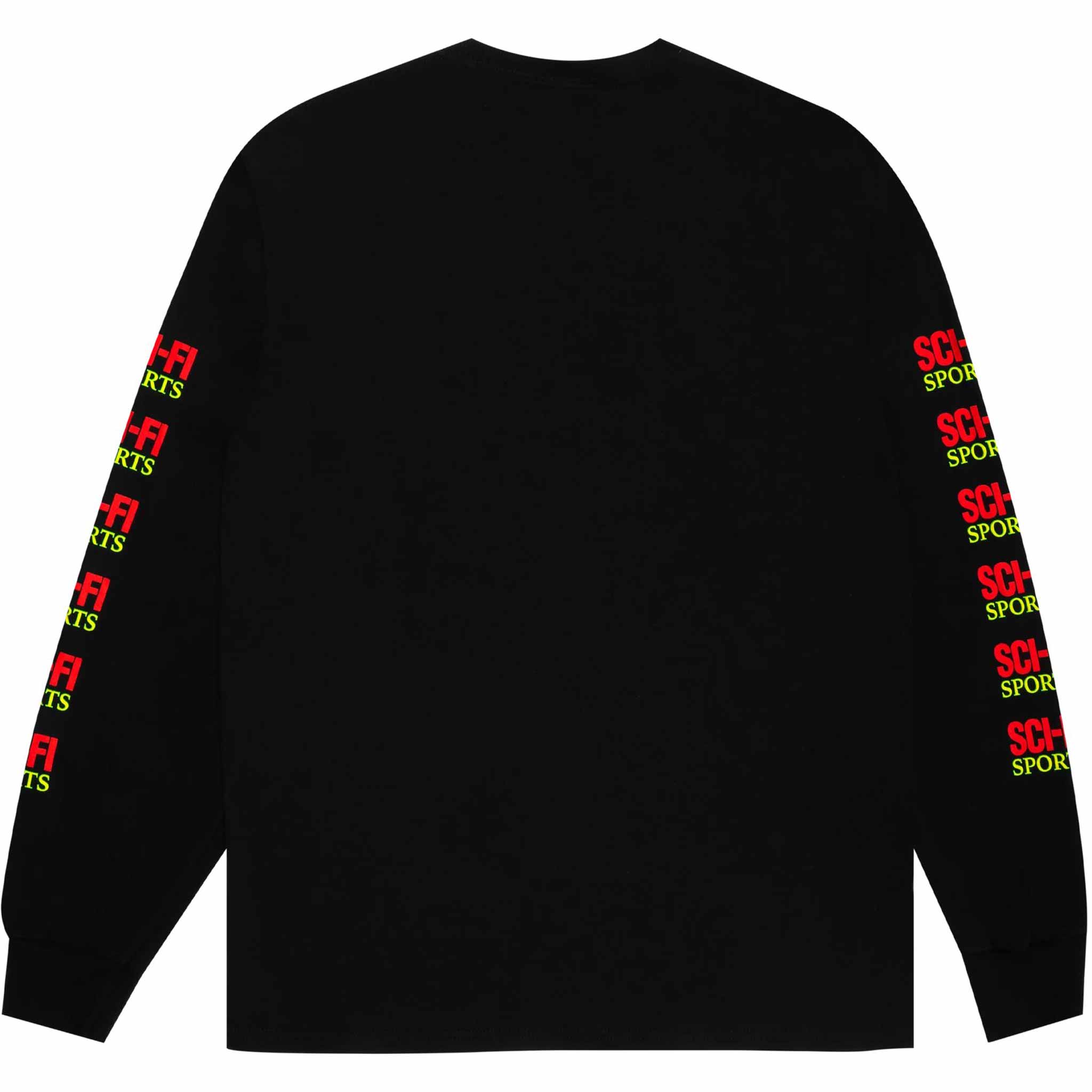 Sci-Fi Fantasy Sports Long Sleeve Tee (Black) - Image 2
