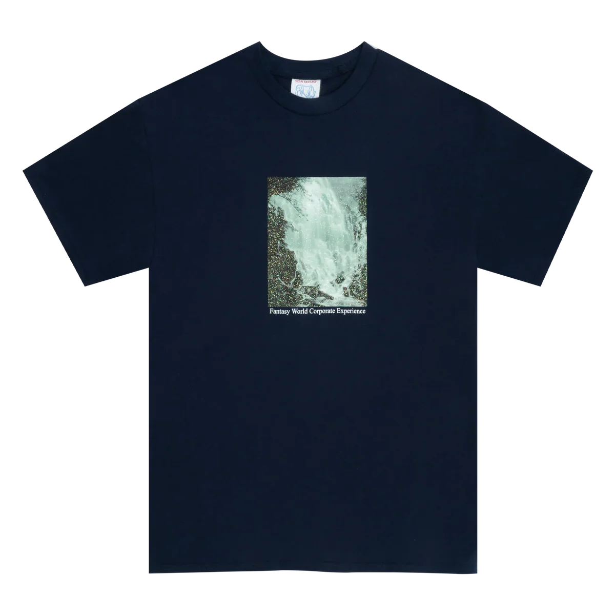 Sci-Fi Fantasy Waterfall Tee (Navy)