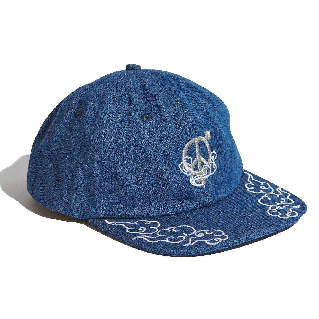 Sexhippies Cloud OG Logo Hat Dark (Denim/White)