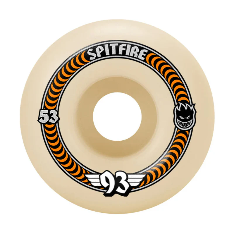 Spitfire Formula Four 93D Classic Soft Sliders 53mm (Natural/Orange)