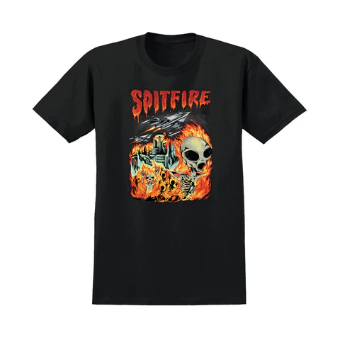 Spitfire Wheels Invasion Black Tee