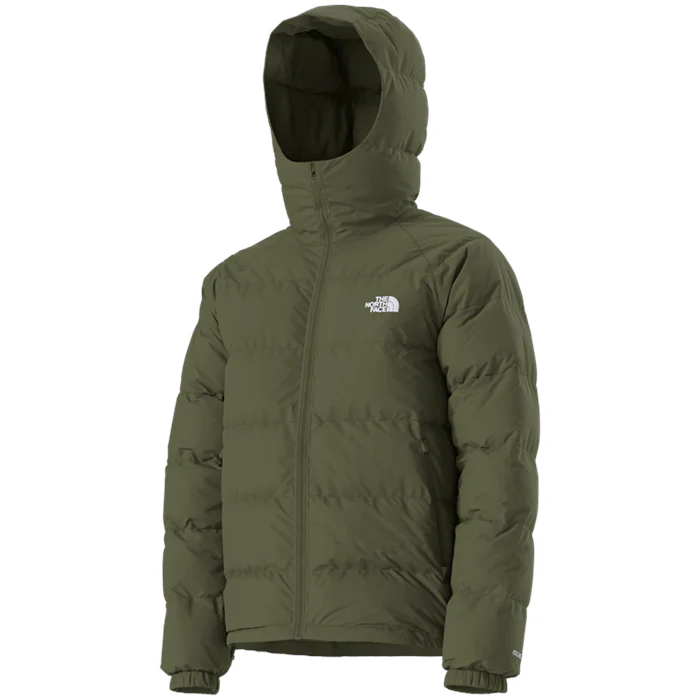 The North Face Men's Hydrenalite Down Printed Hoodie (Woodland Green) - Image 2