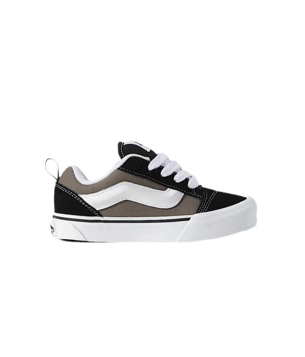 Vans Little Kid's Knu Skool (Black/Grey) - Image 4