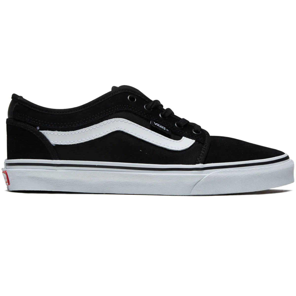 Vans Chukka Low Sidestripe (Black/White)