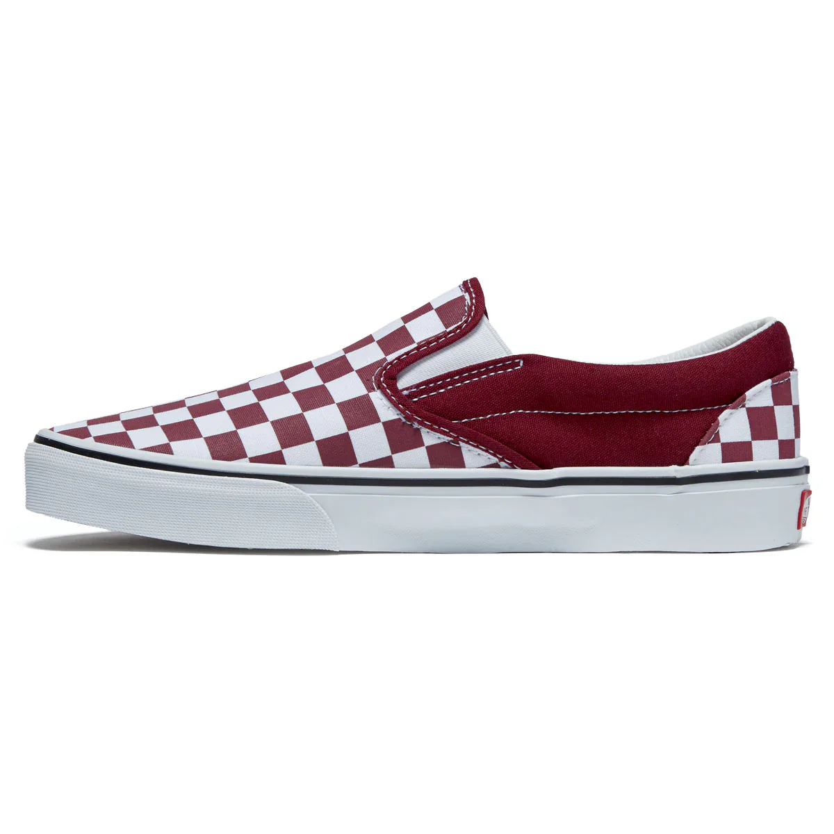Vans Classic Slip on (Rhododendron Red/White) - Image 2