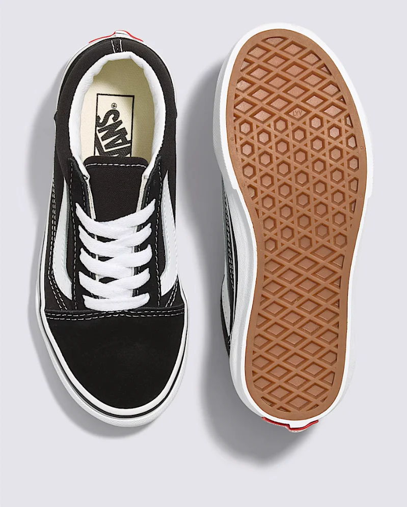 Vans Kids Old Skool (Black/White) - Image 3