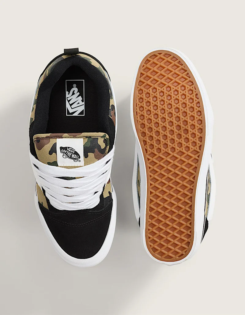 Vans Knu Skool (Camo Black/Green) - Image 3