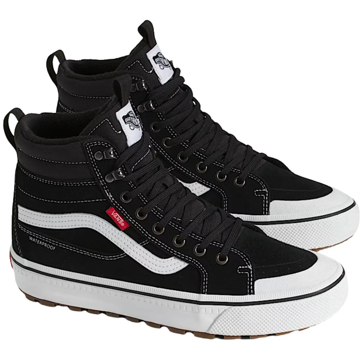 Vans MTE Sk8-Hi Waterproof Insulated Boots (Black/White) - Image 2