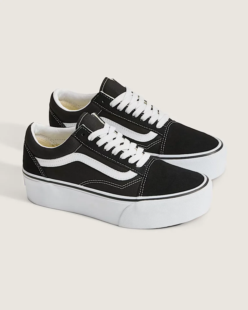 Vans Old Skool Stackform (Black/White) - Image 2