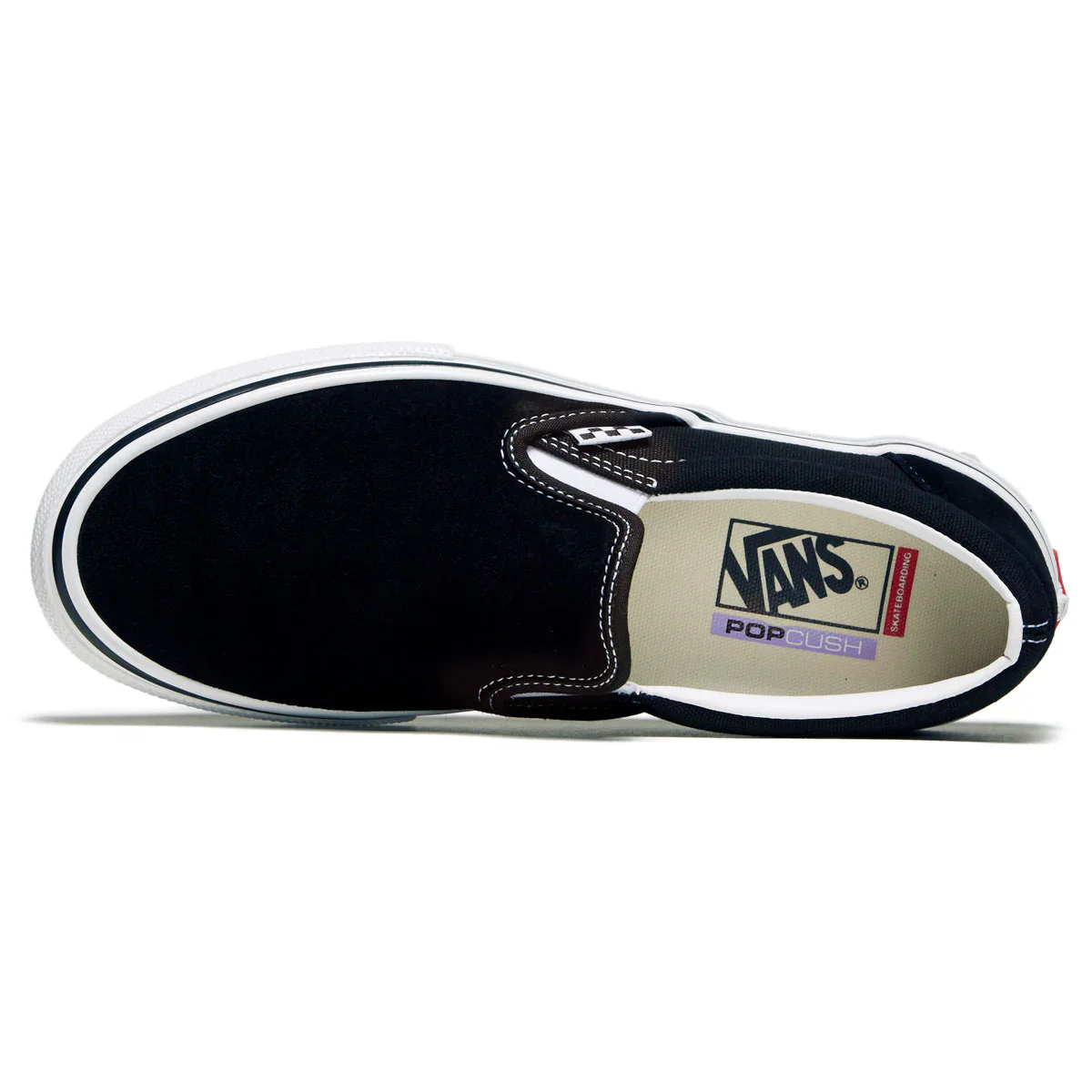 Vans Skate Classic Slip On (Black/White) - Image 3