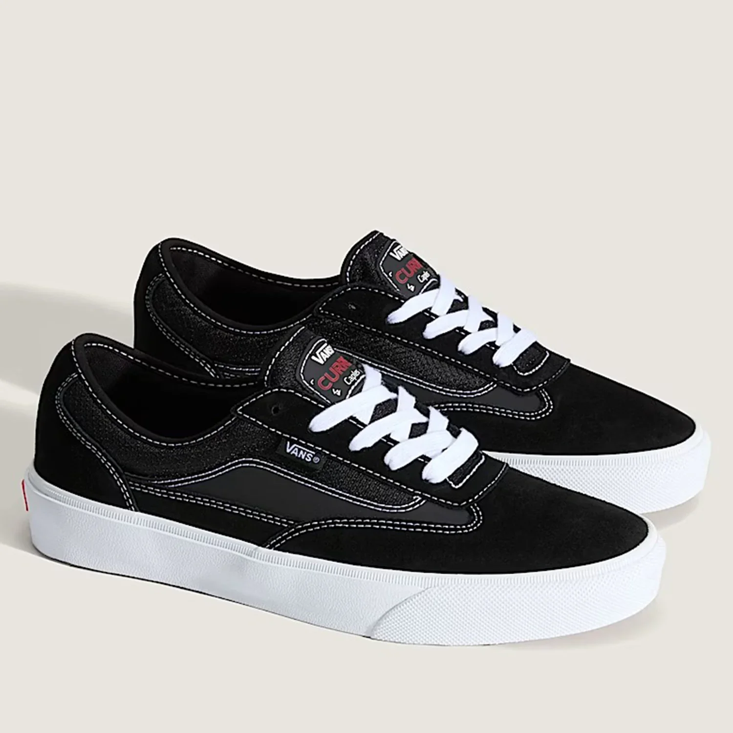 Vans Skate Curren Caples (Black/White) - Image 2