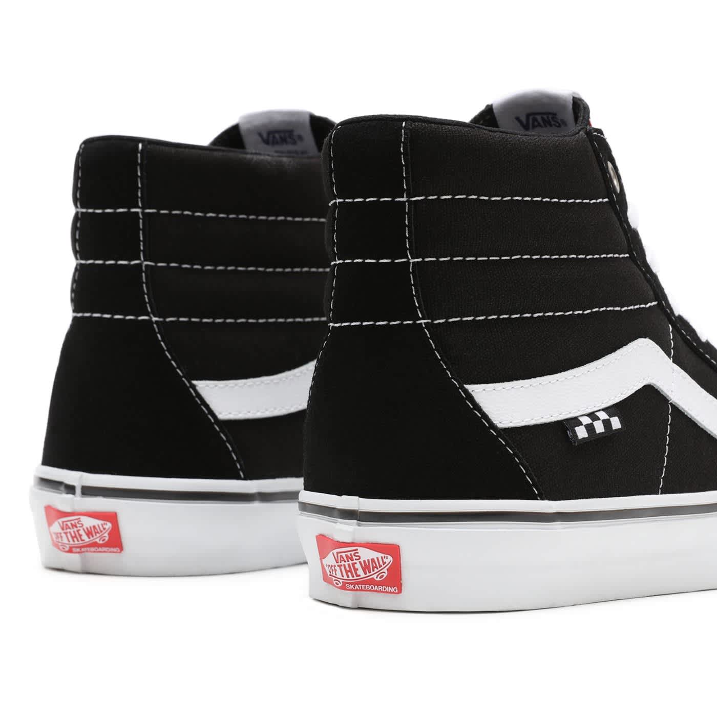 Vans Skate Sk8-Hi (Black/White) - Image 3