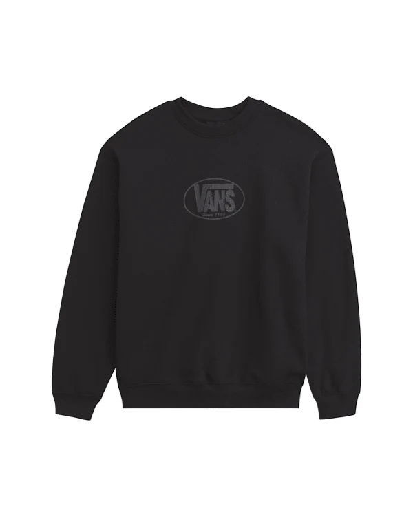 Vans Classic Oval Crew Sweatshirt (Black)
