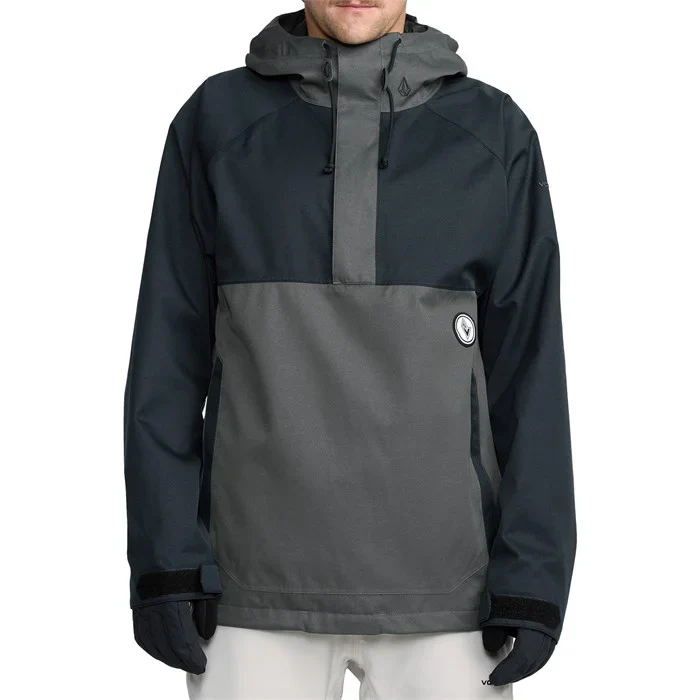 Volcom Men's Hossegor 20K Pullover (Black)