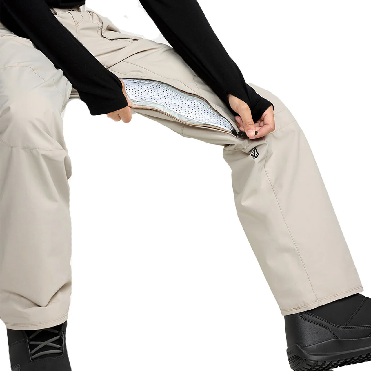 Volcom Men's Roan Snowboard Pant (Stone) - Image 4
