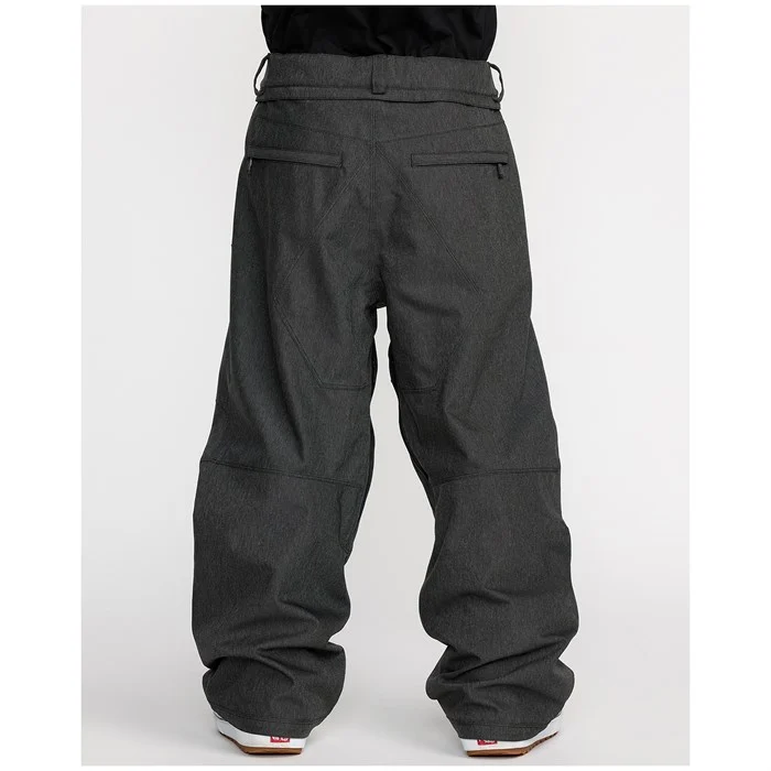 Volcom Men's Snow Billow Pants (Black Denim) - Image 3