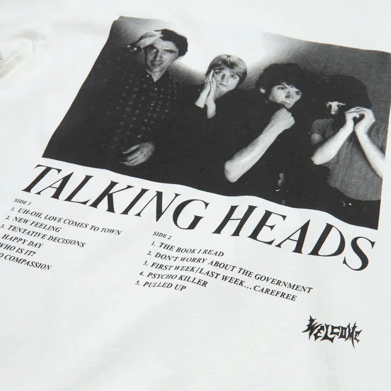 Welcome x Talking Heads Track List T-Shirt - Image 2